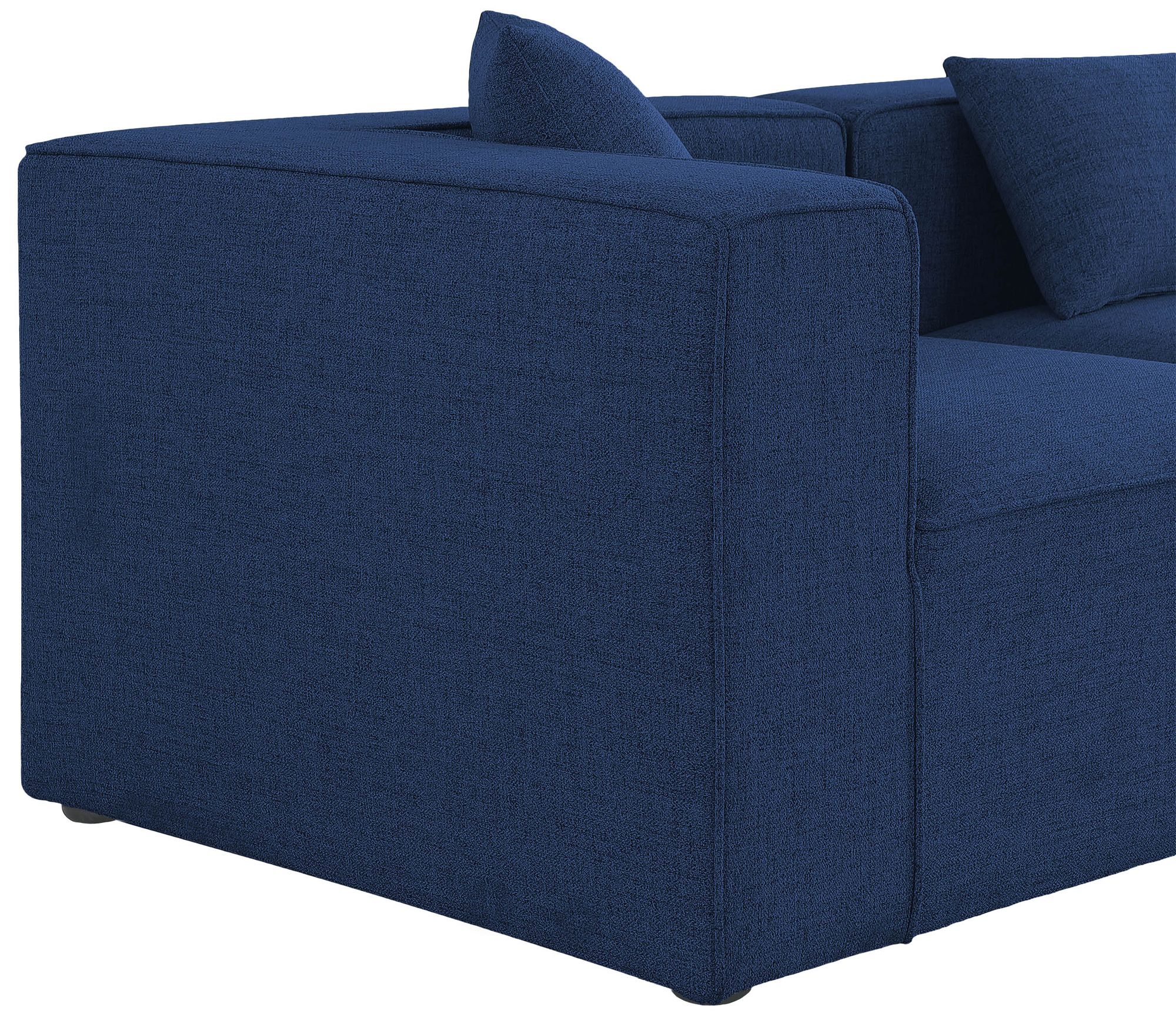Cube 144" 6-Piece Linen Fabric Modular U-Shape Sectional