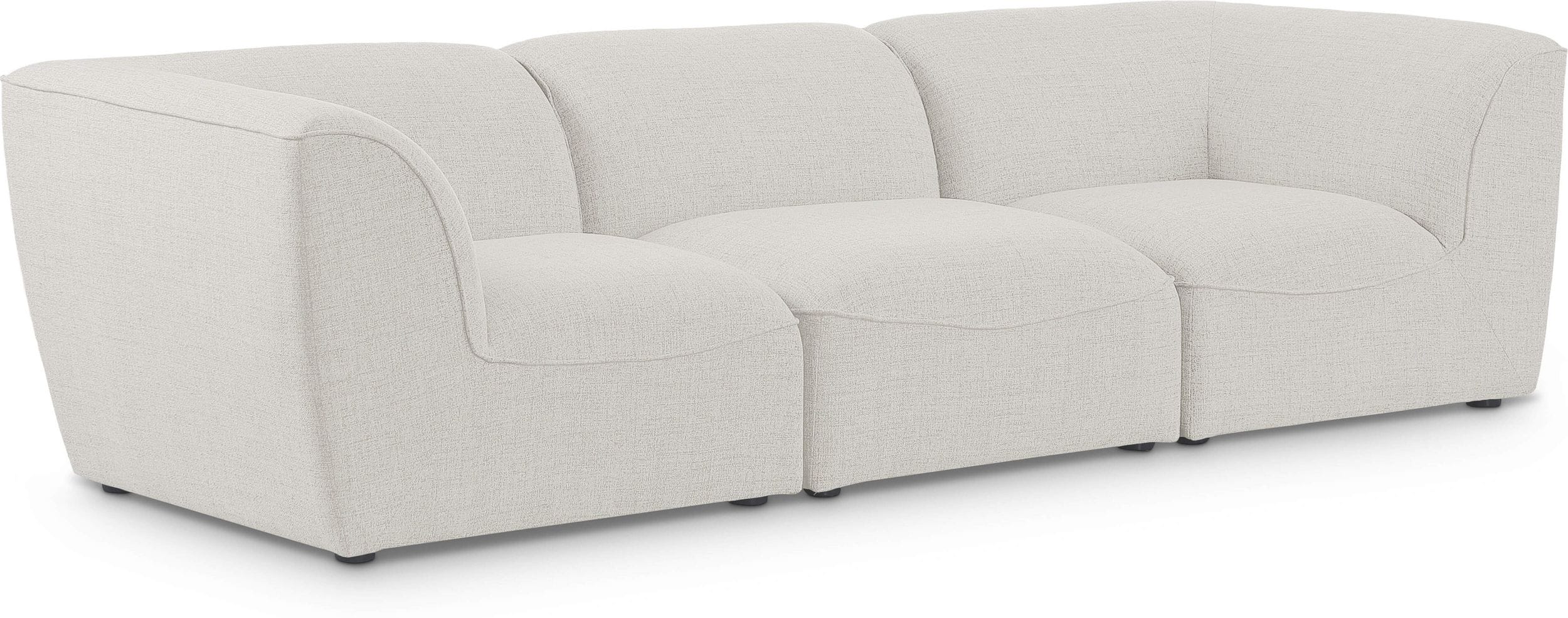 Miramar 109" Linen Modular Sofa