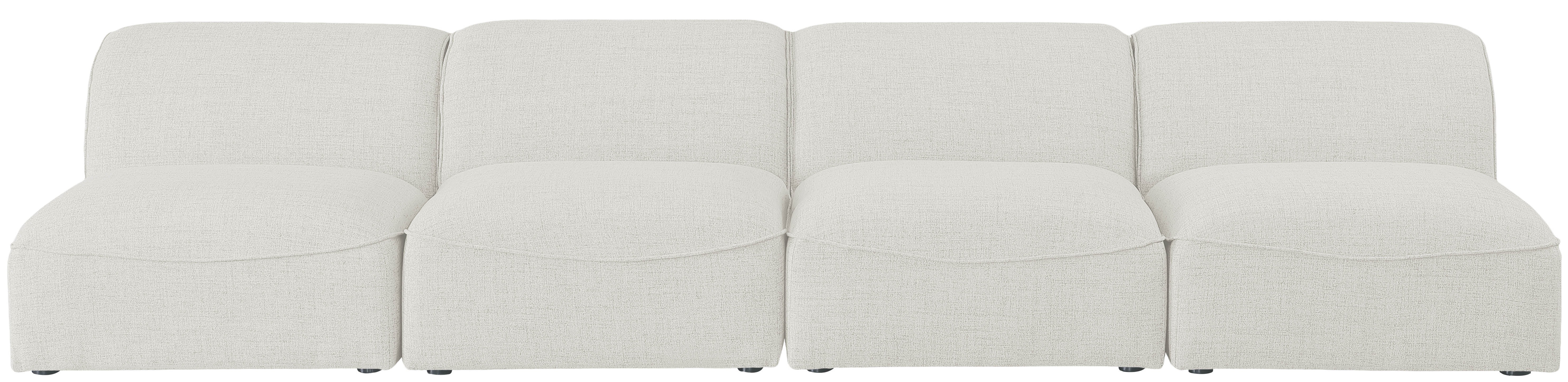 Miramar 132" Linen Modular Sofa