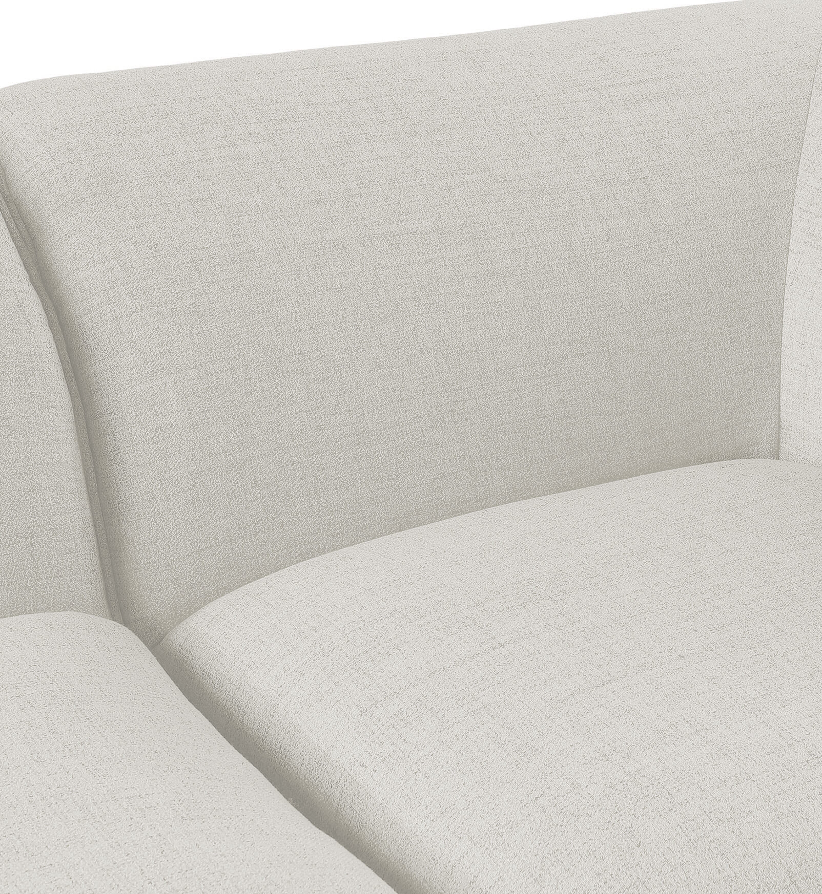 Miramar Modular White Sofa Soft Seat