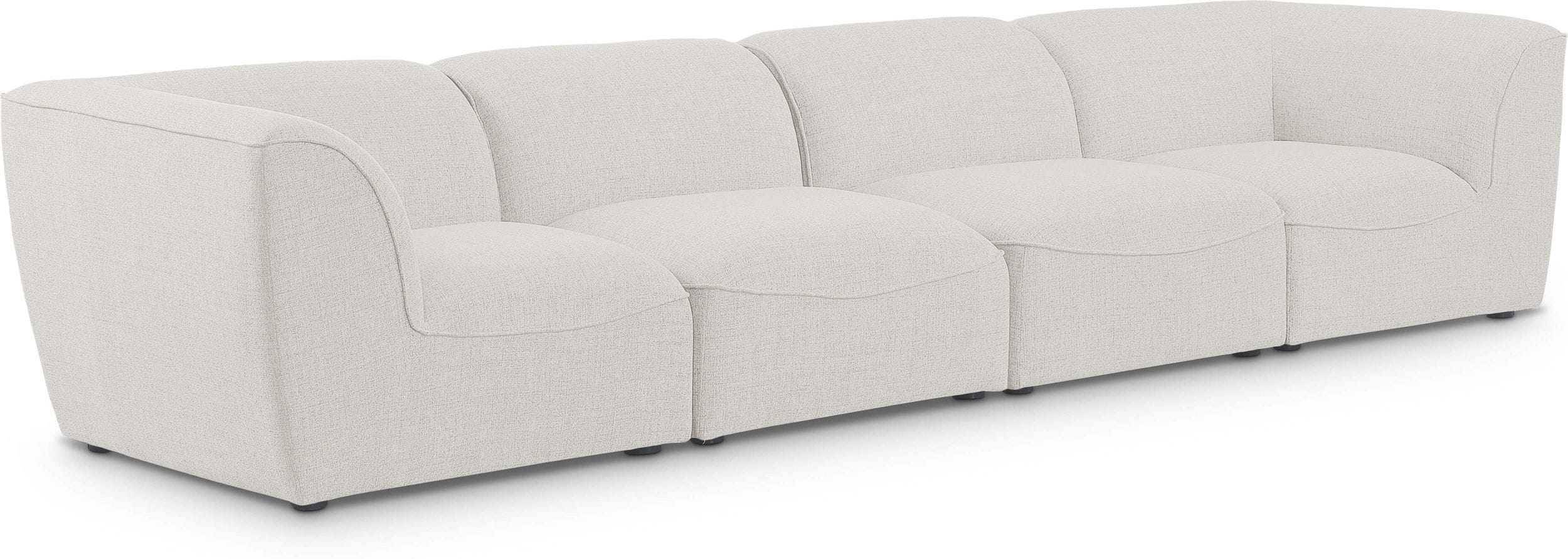 Miramar 142" Linen Modular Sofa