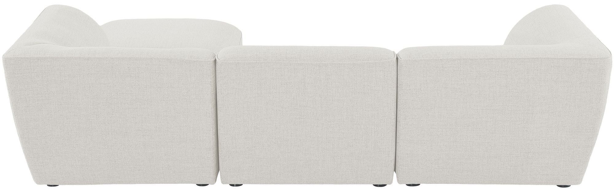 Miramar 109" 4-Piece Linen Fabric Modular Sectional Sofa
