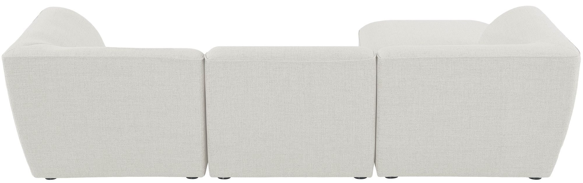 Miramar 109" 4-Piece Linen Fabric Modular Sectional Sofa
