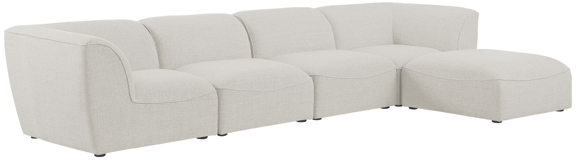 Miramar 142" 5-Piece Linen Modular Sectional