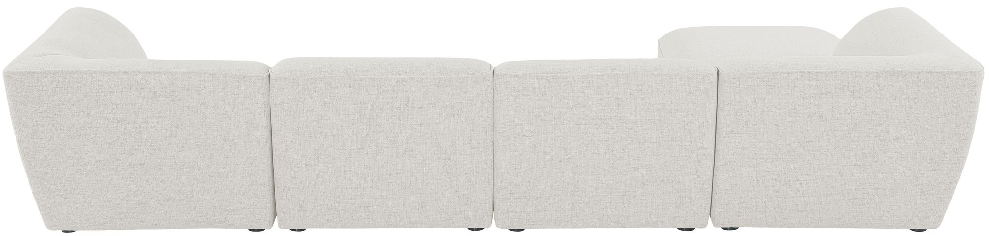 Miramar 142" 5-Piece Linen Fabric Modular Sectional Sofa