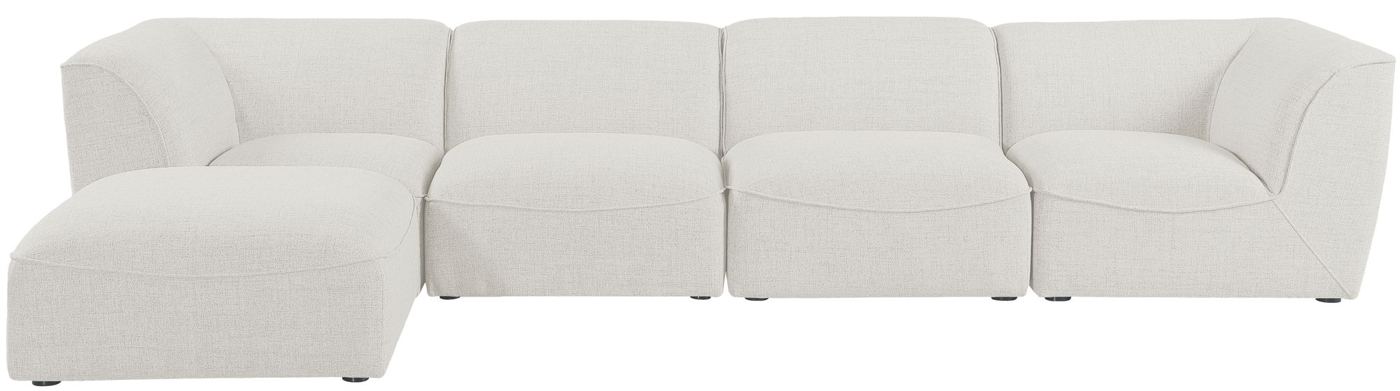Miramar 142" 5-Piece Linen Modular Sectional
