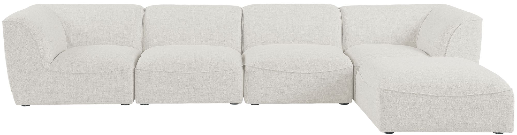 Miramar 142" 5-Piece Linen Modular Sectional