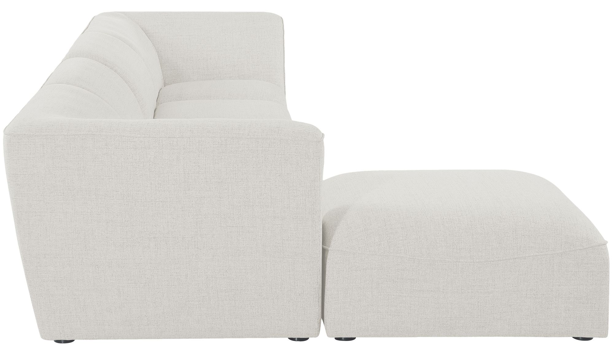 Miramar 142" 5-Piece Linen Modular Sectional