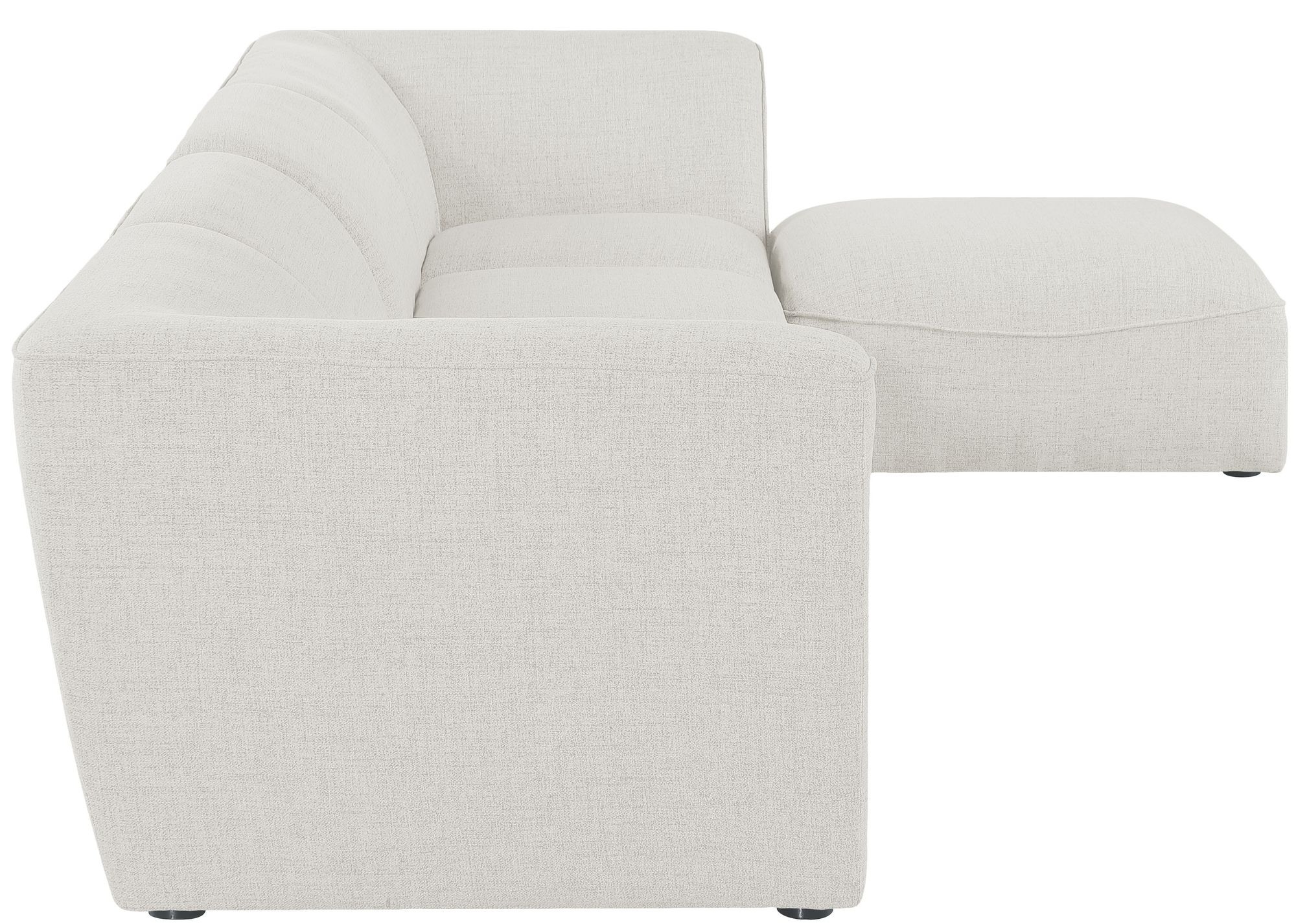 Miramar 142" 5-Piece Linen Fabric Modular Sectional Sofa
