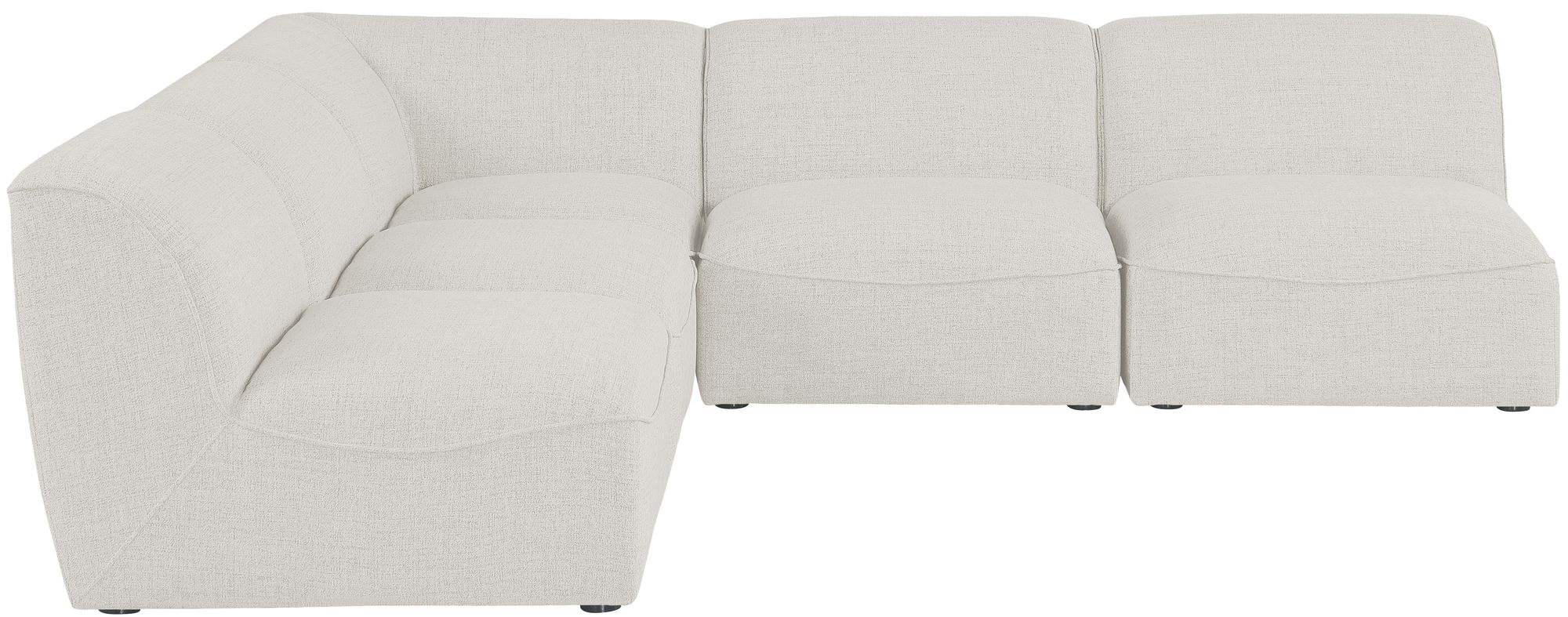 Miramar 104" 5-Piece Linen Modular Sectional