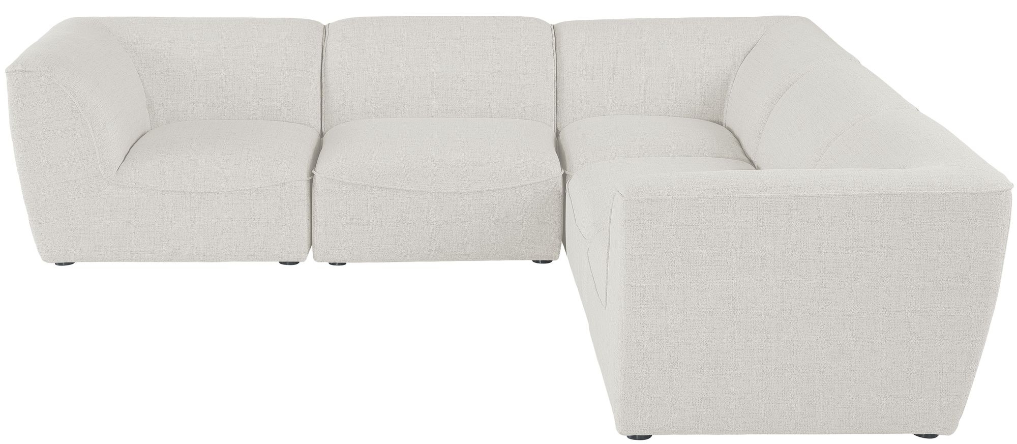 Miramar 109" 5-Piece Linen Fabric Modular Sectional Sofa