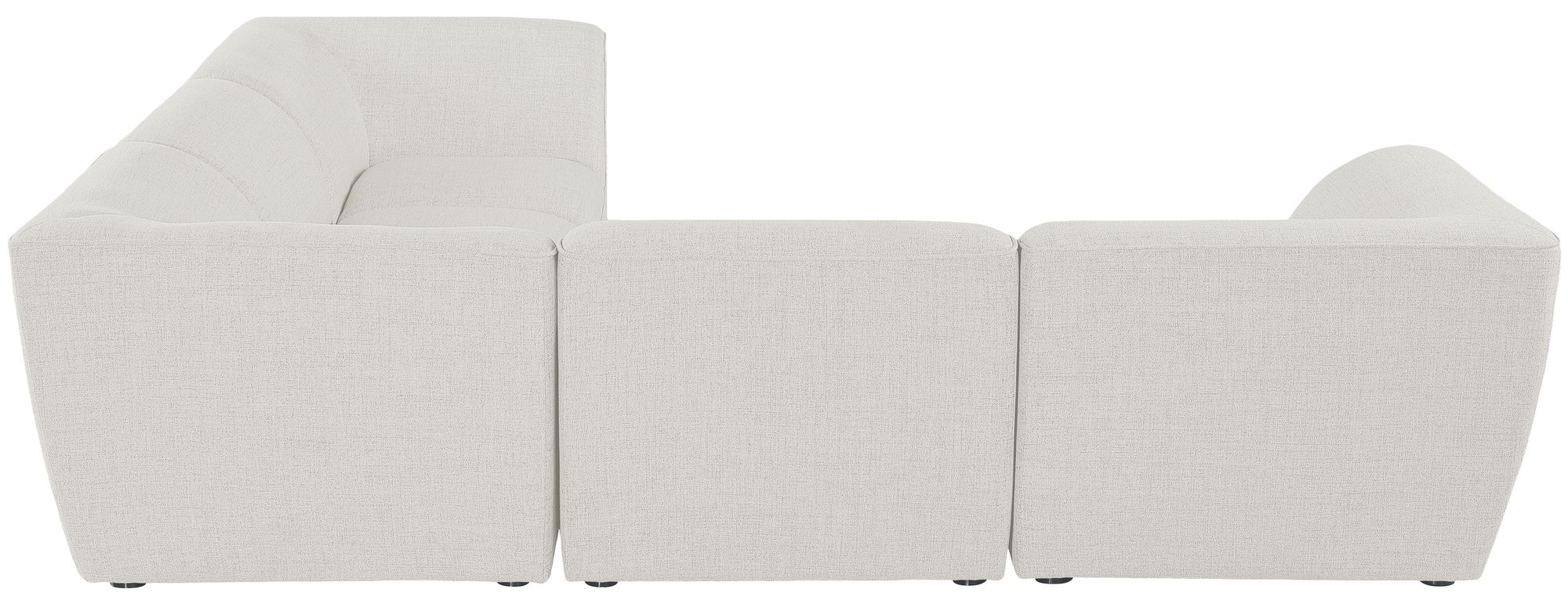 Miramar 109" 5-Piece Linen Fabric Modular Sectional Sofa