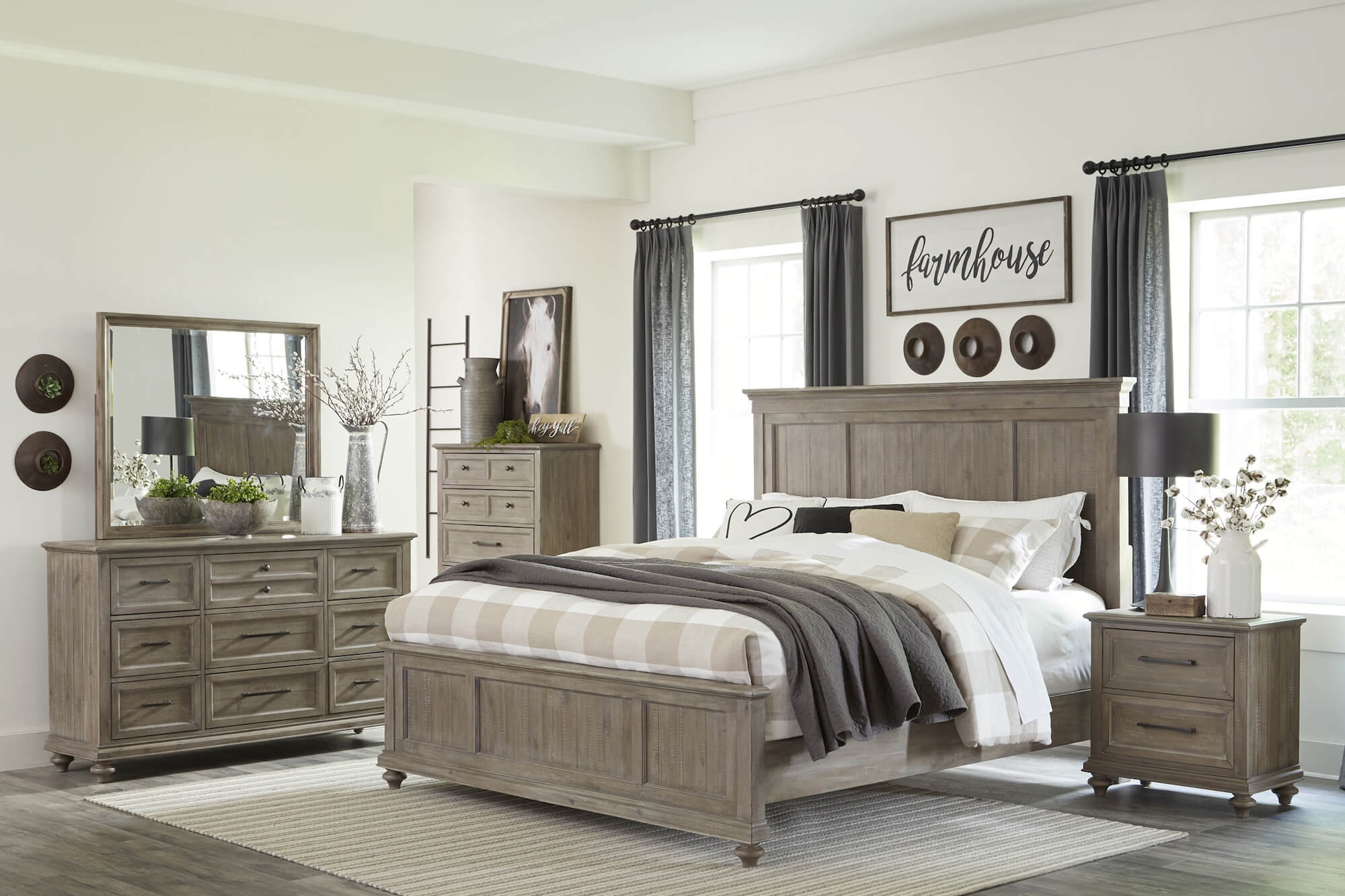 Cardano Wood/Wood Veneer Bedroom Set