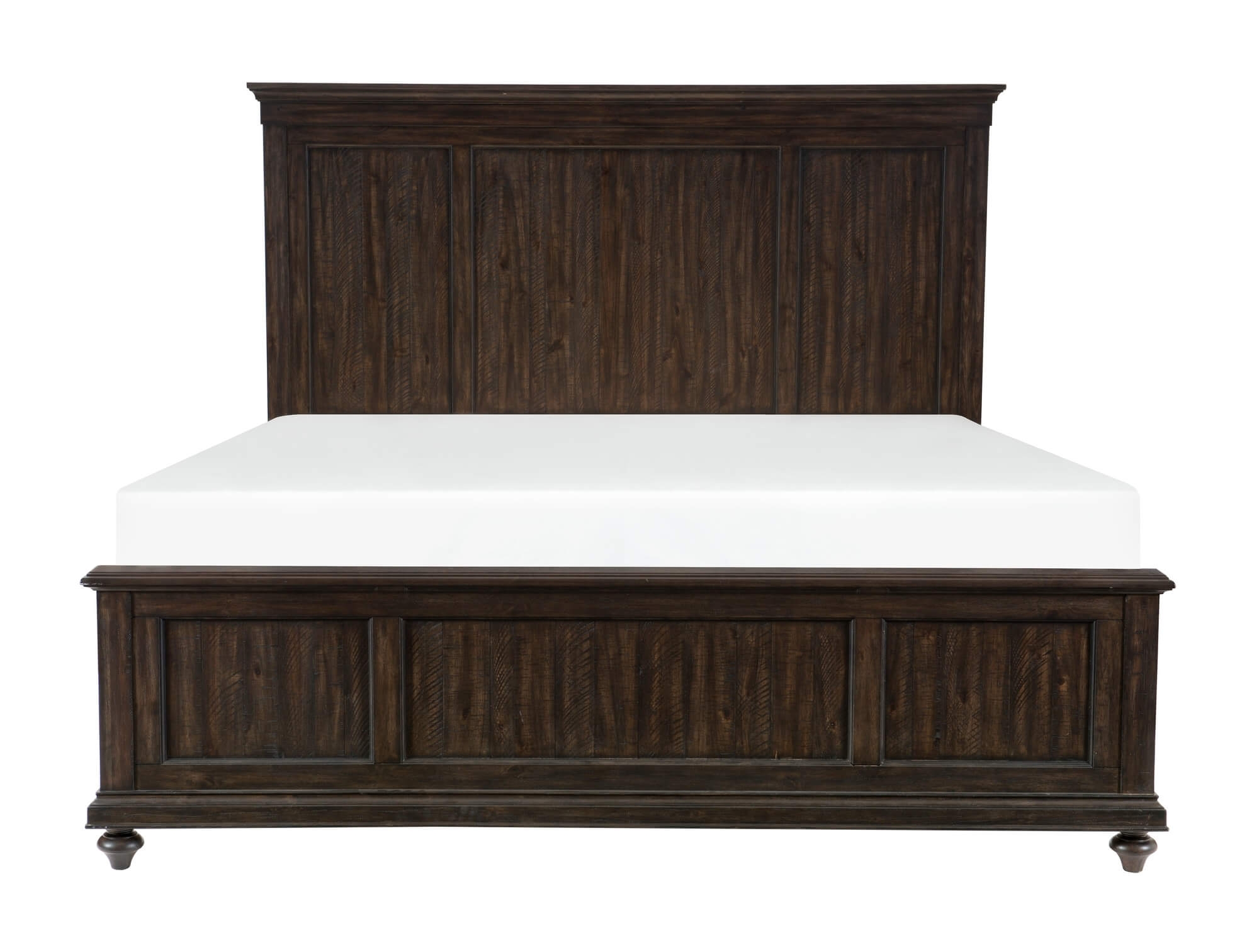 Cardano Wood/Wood Veneer Bed, Queen Size