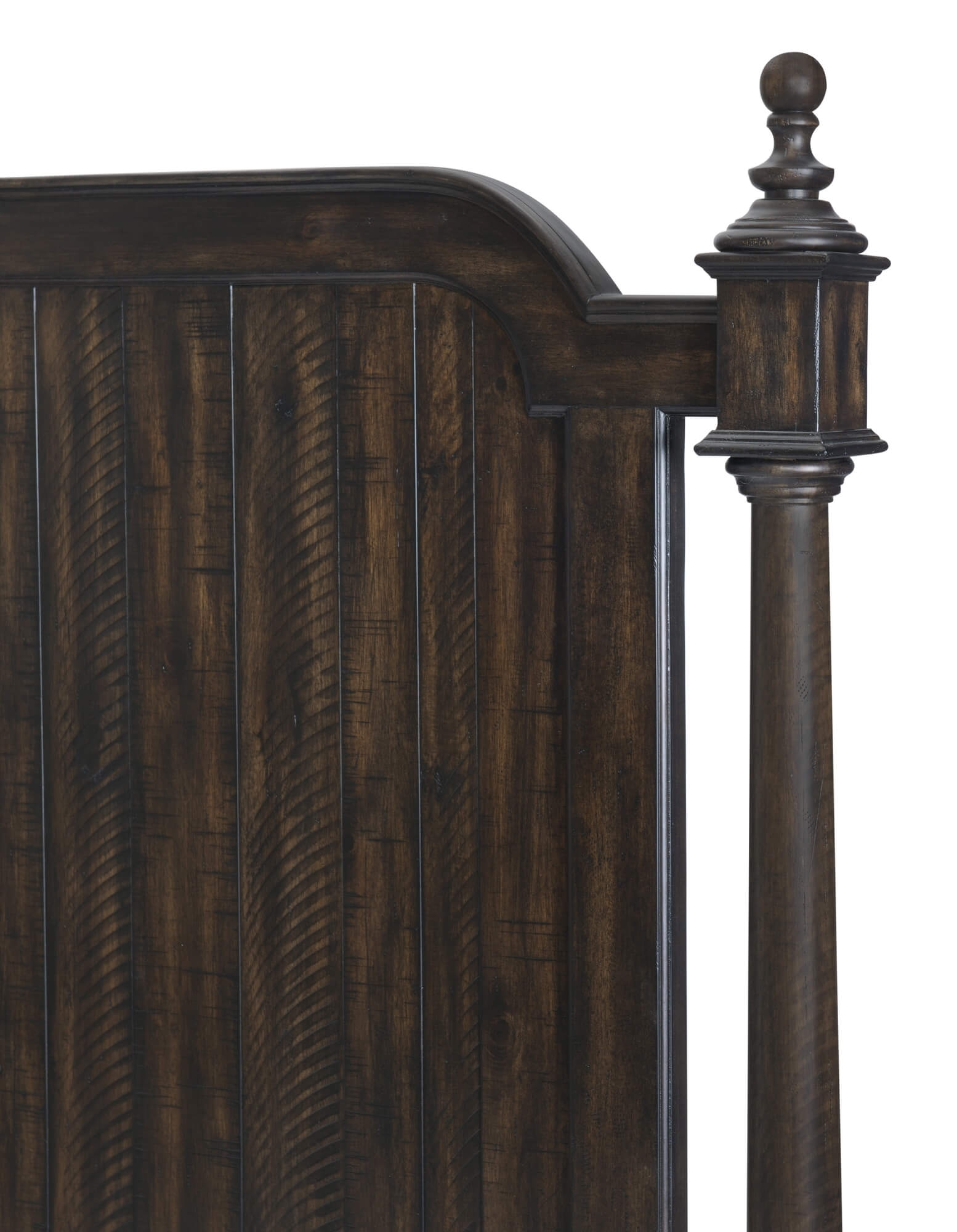 Cardano Wood/Wood Veneer Post Bed, Queen Size