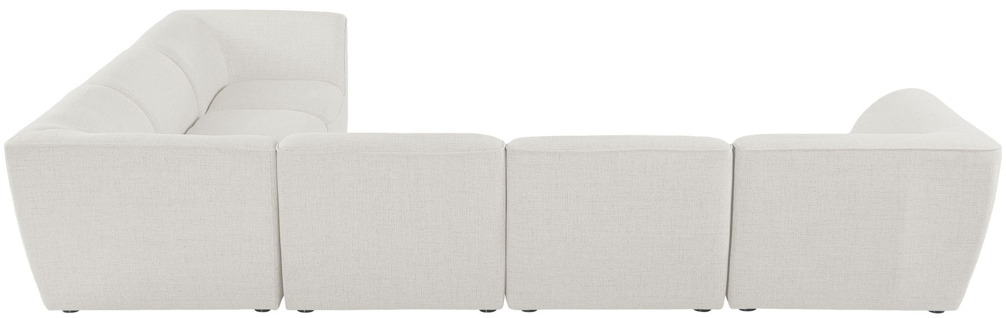 Miramar 142" 6-Piece Linen Modular Sectional