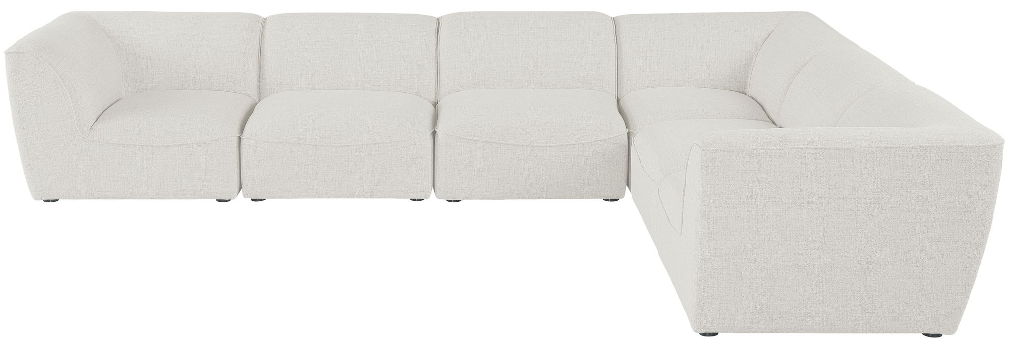 Miramar 142" 6-Piece Linen Fabric Modular Sectional Sofa