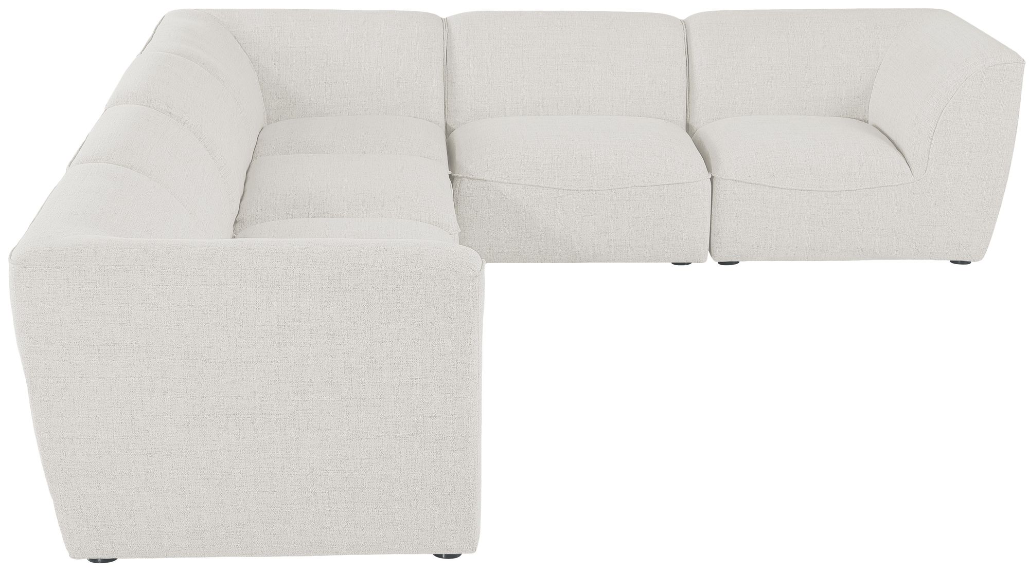 Miramar 142" 6-Piece Linen Modular Sectional