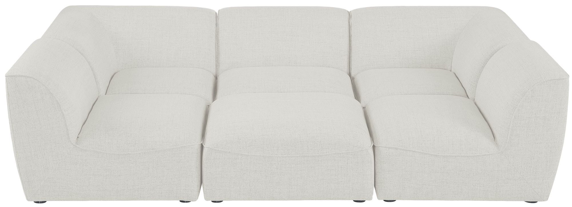 Miramar 109" 6-Piece Linen Fabric Modular Sectional Sofa