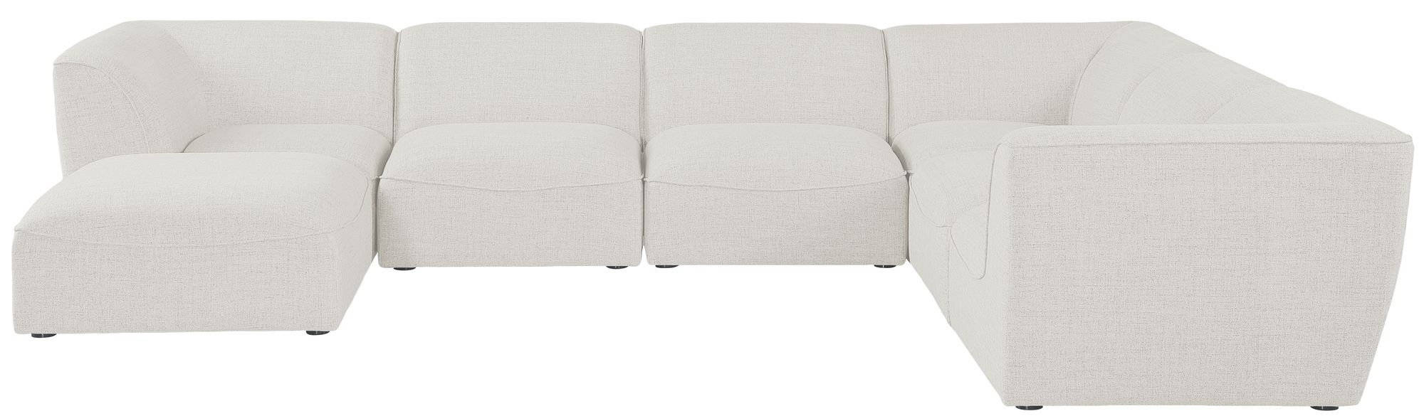 Miramar 142" 7-Piece Linen Modular Sectional