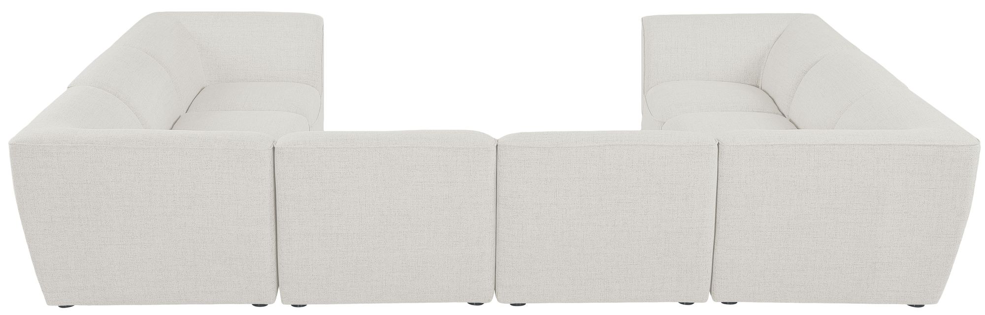 Miramar 142" 8-Piece Linen Modular Sectional