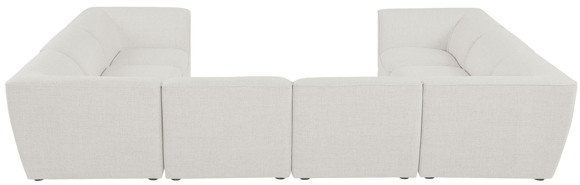 Miramar 142" 8-Piece Linen Fabric Modular Sectional Sofa