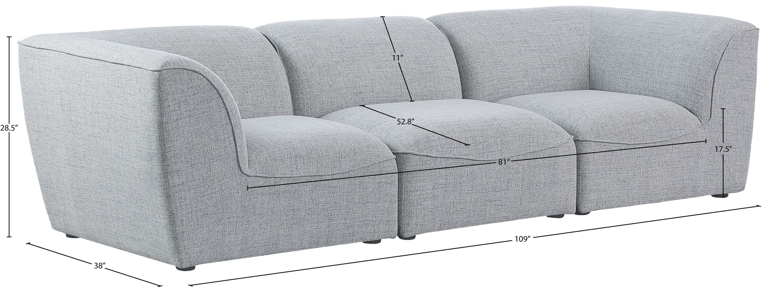 Miramar 109" Sofa information