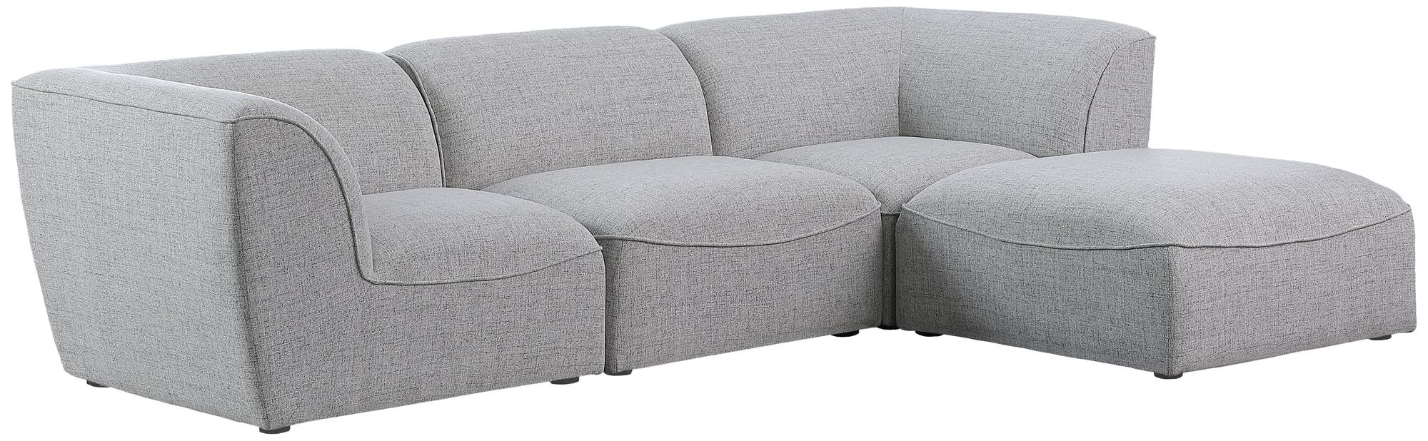 Miramar 109" 4-Piece Linen Modular Sectional