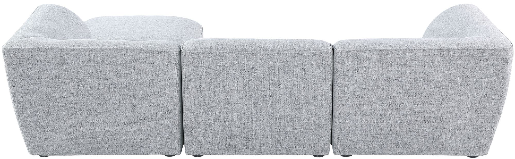 Miramar 109" 4-Piece Linen Modular Sectional