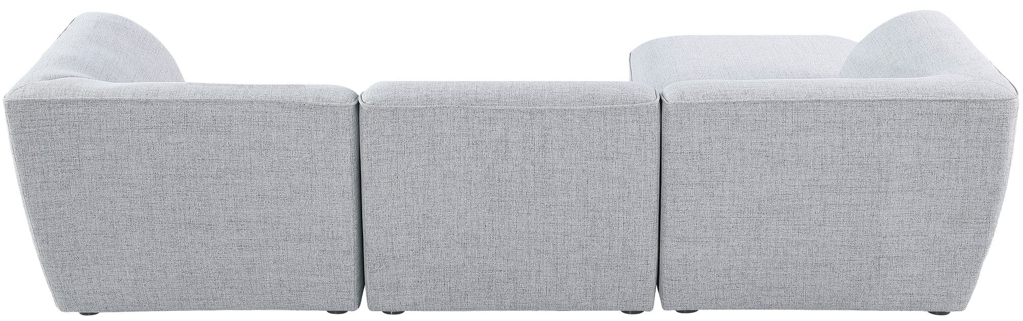 Miramar 109" 4-Piece Linen Modular Sectional