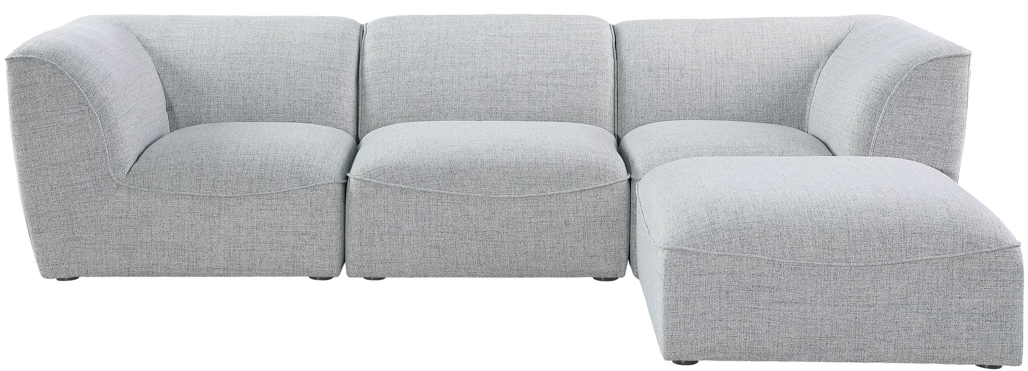 Miramar 109" 4-Piece Linen Modular Sectional