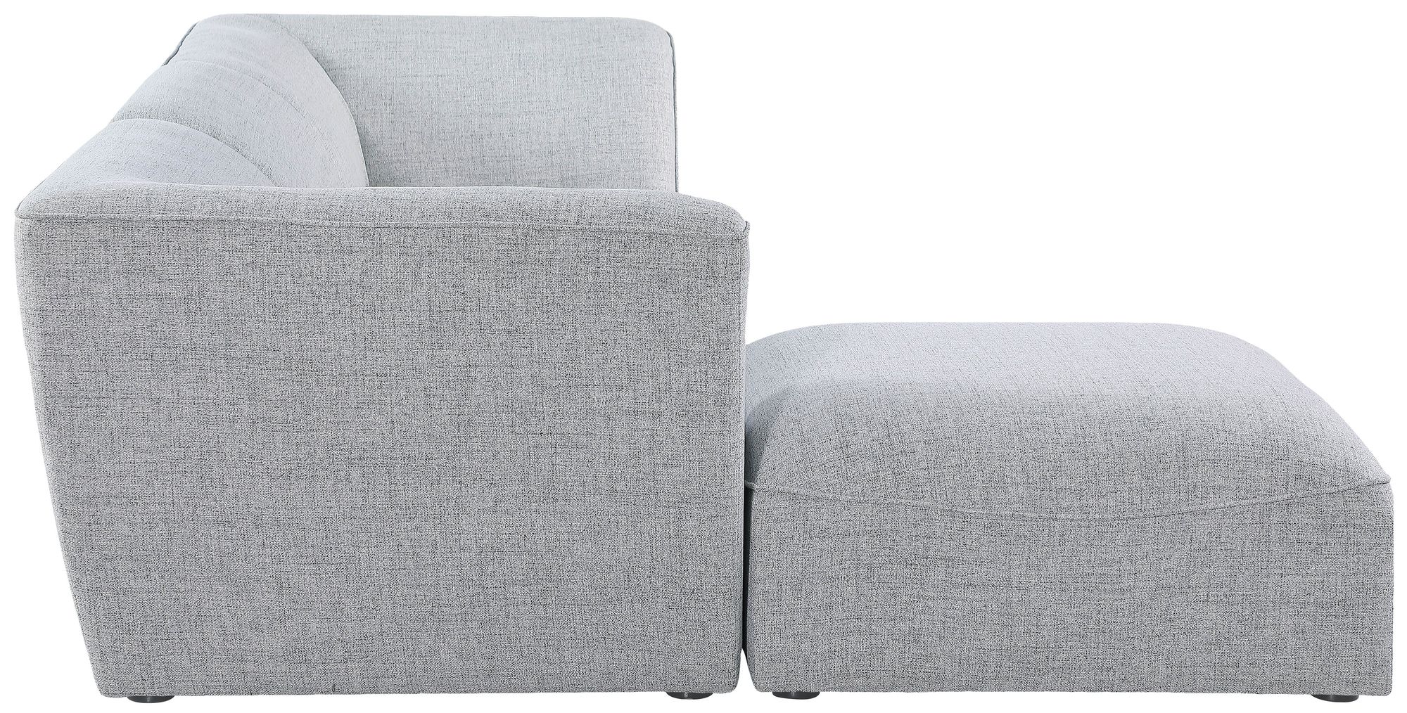 Miramar 109" 4-Piece Linen Fabric Modular Sectional Sofa
