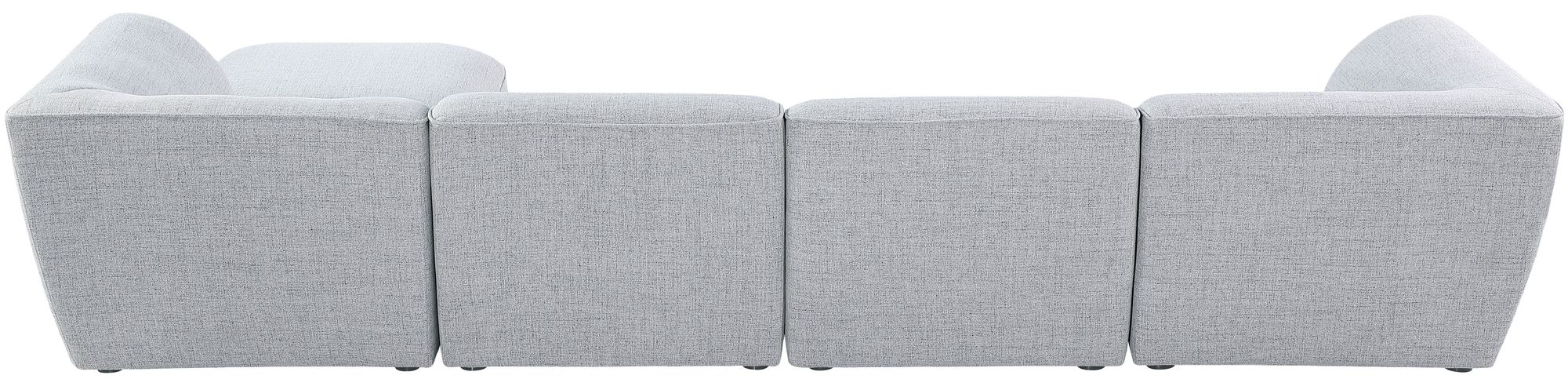 Miramar 142" 5-Piece Linen Fabric Modular Sectional Sofa