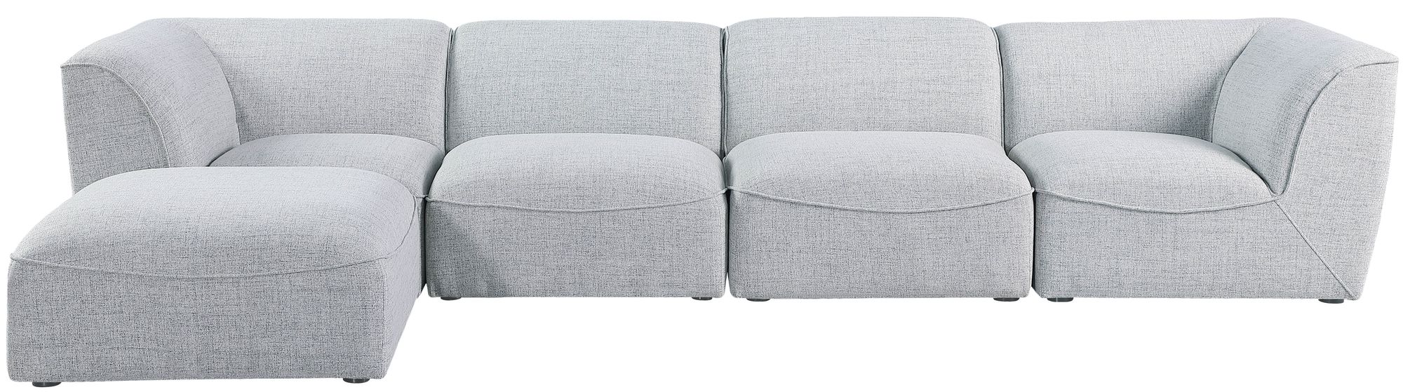 Miramar 142" 5-Piece Linen Modular Sectional