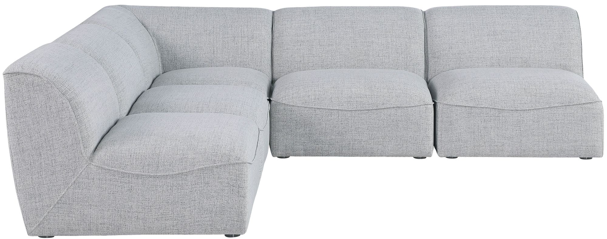 Miramar 104" 5-Piece Linen Fabric Modular Sectional Sofa