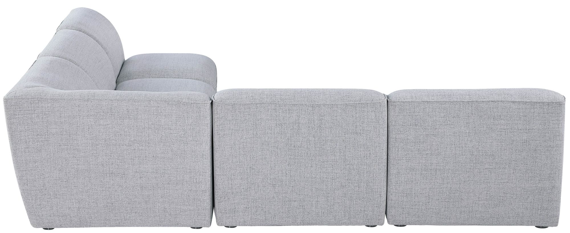 Miramar 104" 5-Piece Linen Fabric Modular Sectional Sofa