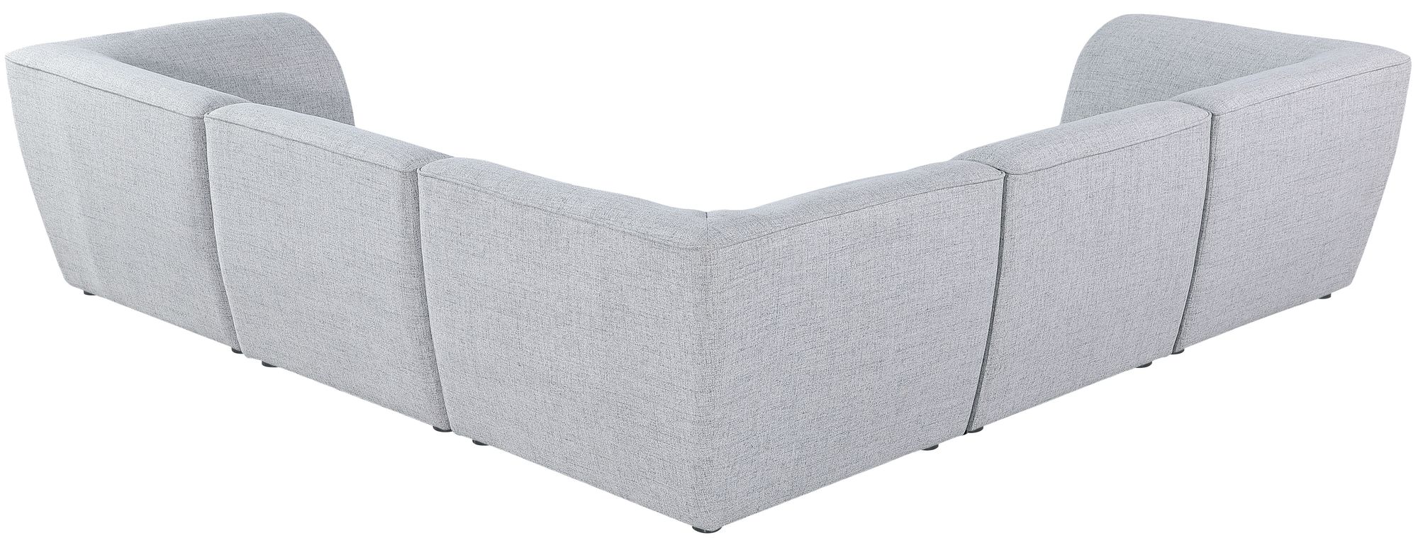 Miramar 109" 5-Piece Linen Fabric Modular Sectional Sofa