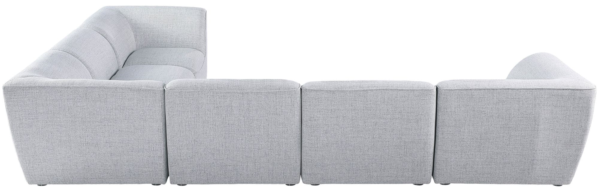 Miramar 142" 6-Piece Linen Modular Sectional