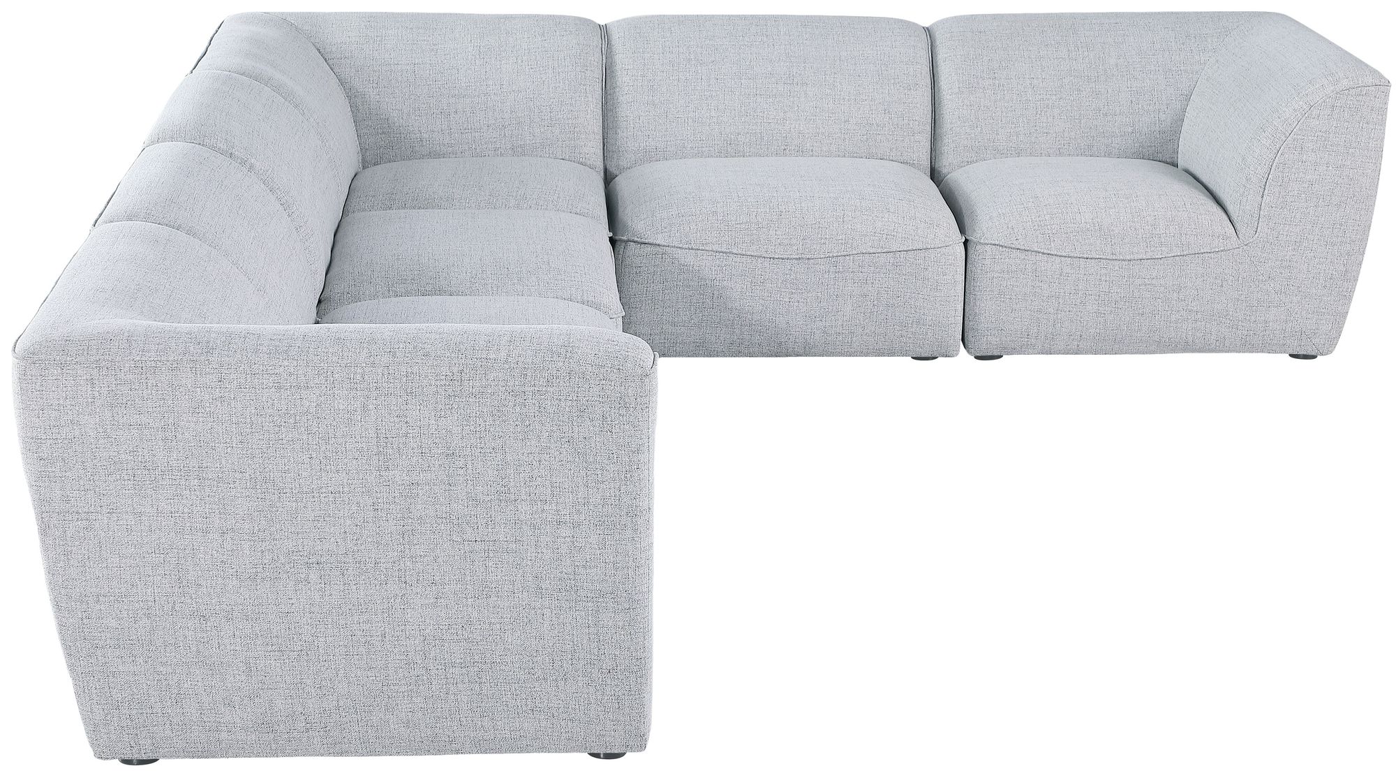 Miramar 142" 6-Piece Linen Fabric Modular Sectional Sofa