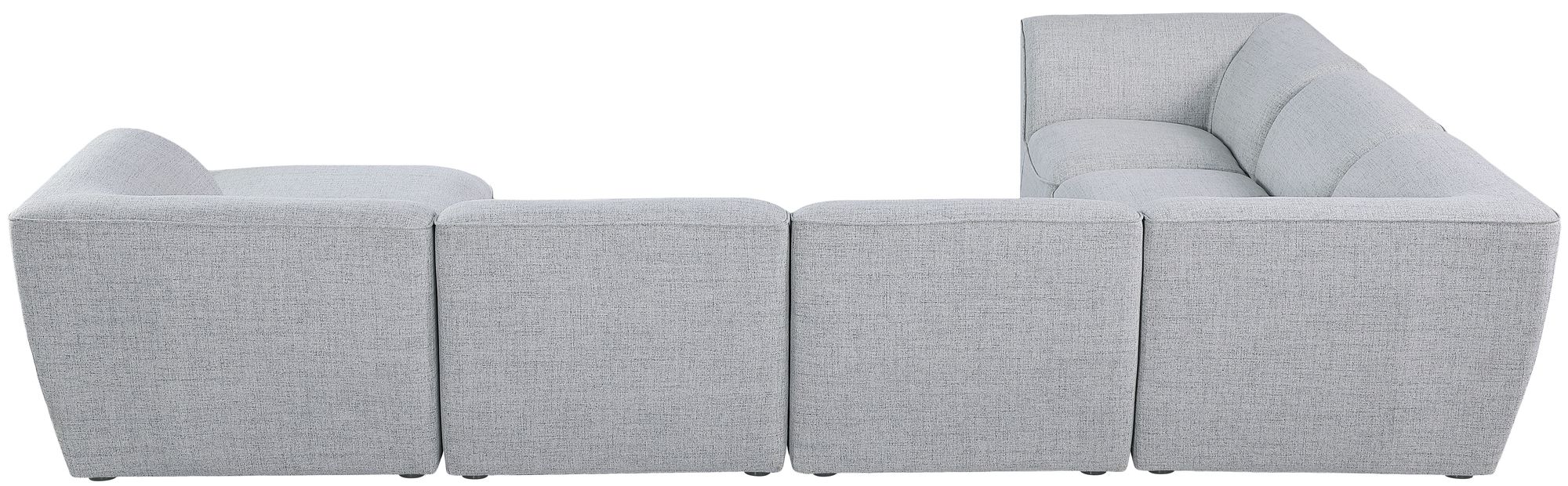 Miramar 142" 7-Piece Linen Modular Sectional