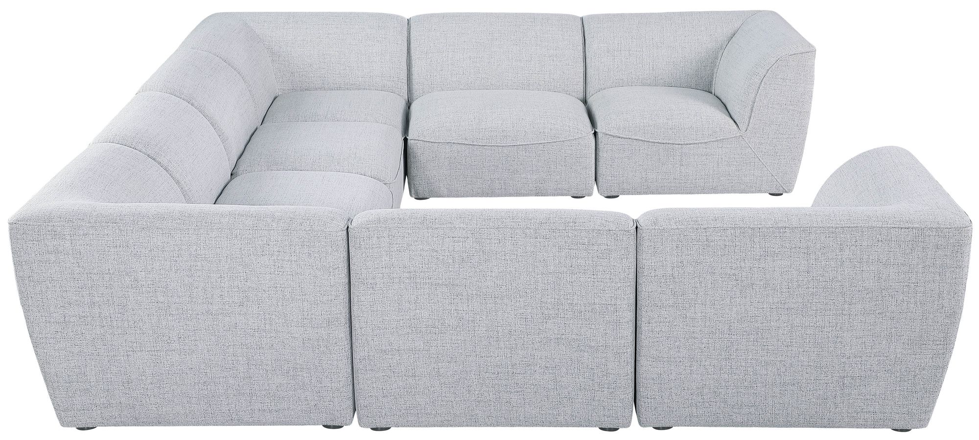 Miramar 142" 8-Piece Linen Modular Sectional