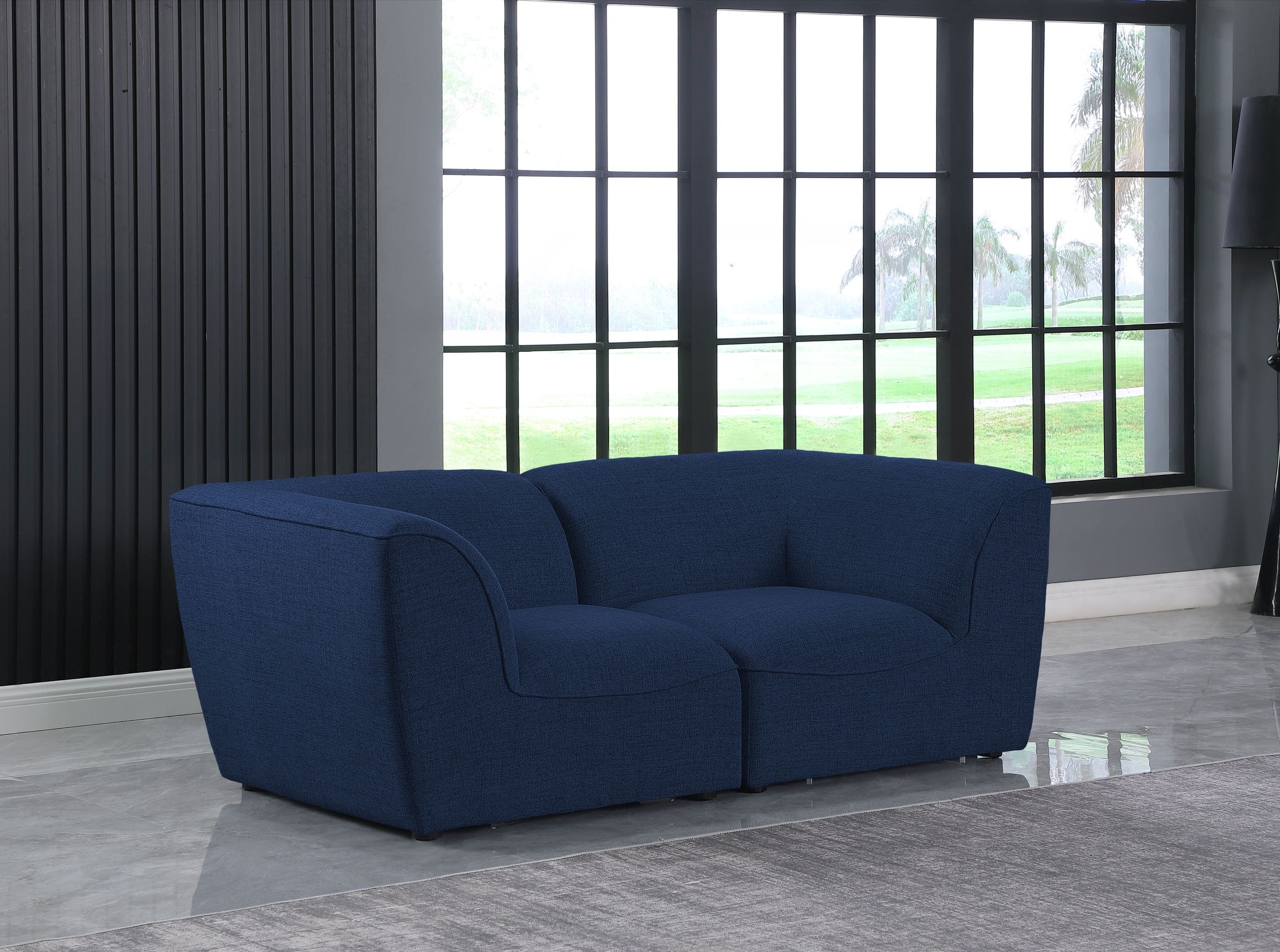 Miramar 76" Linen Modular Sofa