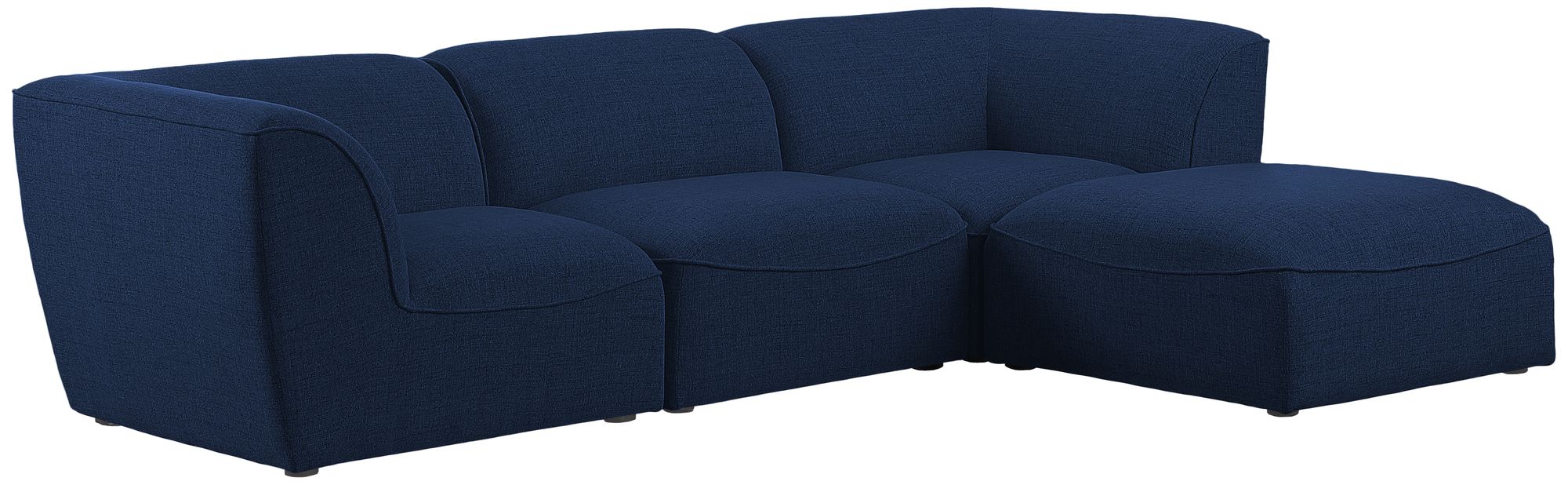 Miramar 109" 4-Piece Linen Modular Sectional