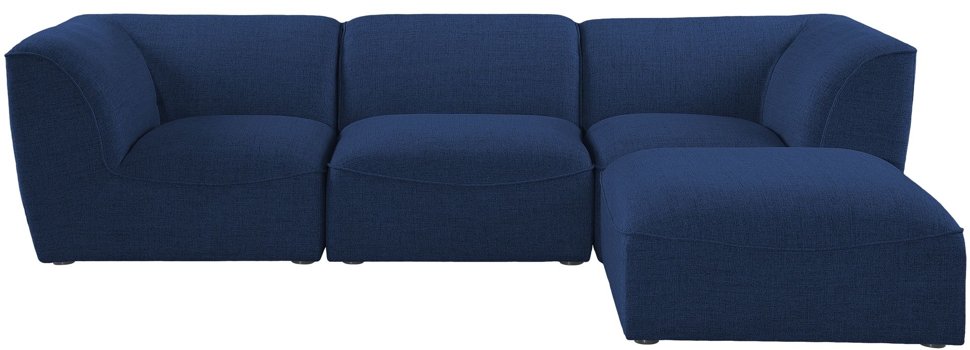 Miramar 109" 4-Piece Linen Fabric Modular Sectional Sofa