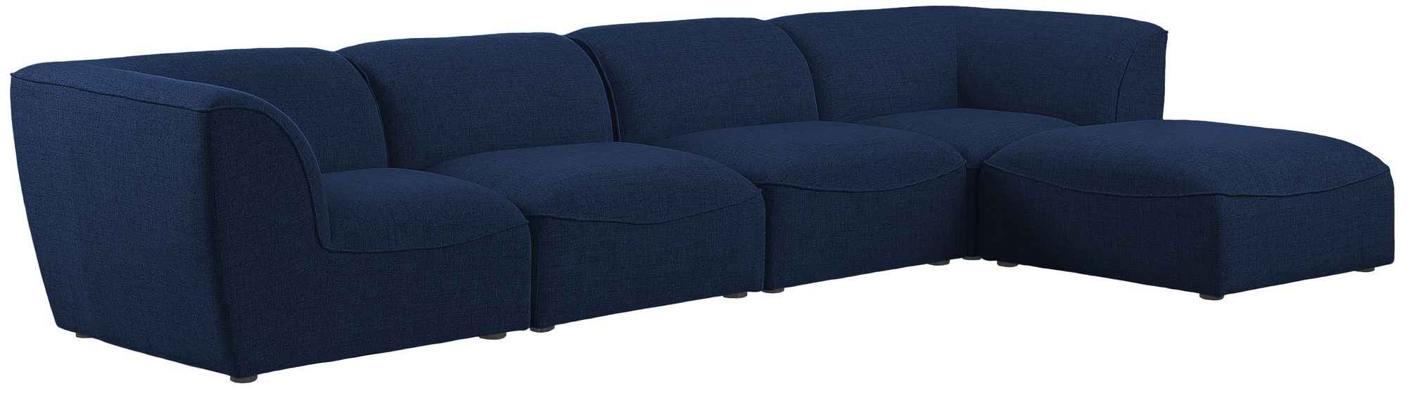 Miramar 142" 5-Piece Linen Fabric Modular Sectional Sofa