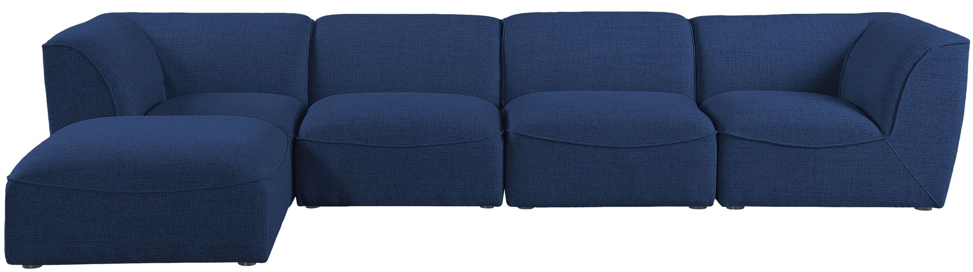 Miramar 142" 5-Piece Linen Fabric Modular Sectional Sofa