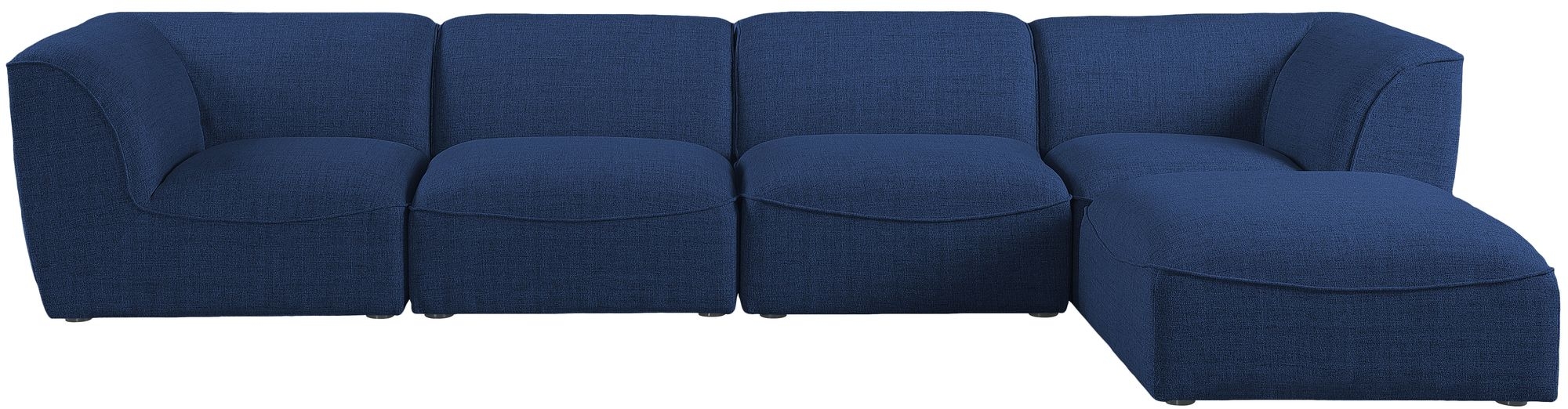 Miramar 142" 5-Piece Linen Fabric Modular Sectional Sofa