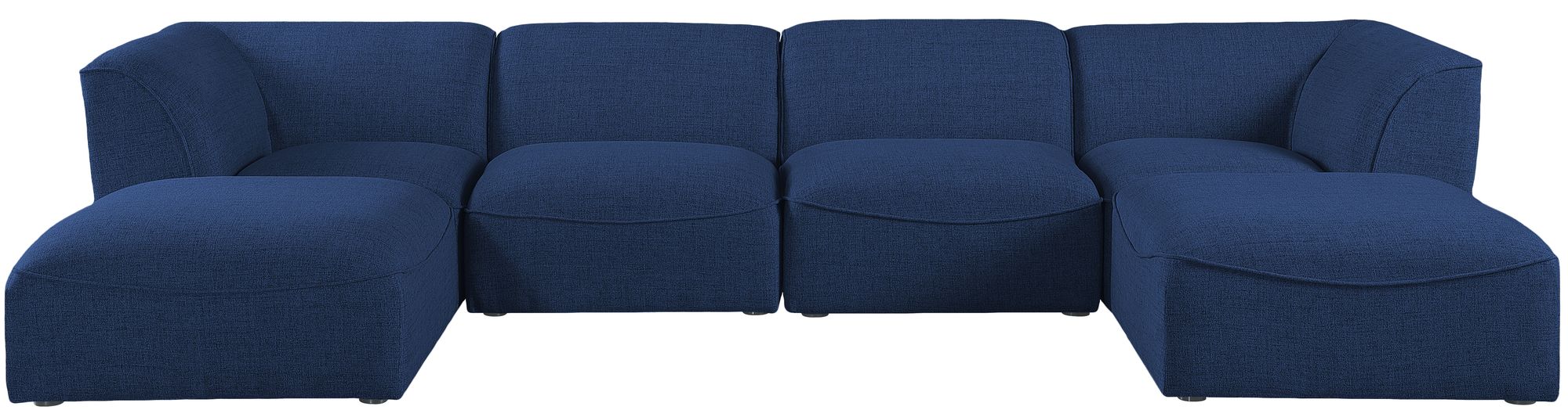 Miramar 142" 6-Piece Linen Modular U-Shape Sectional