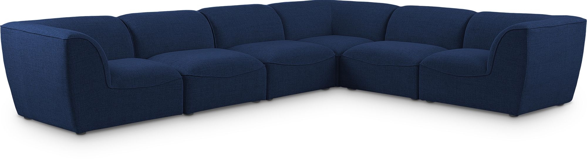 Miramar 142" 6-Piece Linen Fabric Modular Sectional Sofa