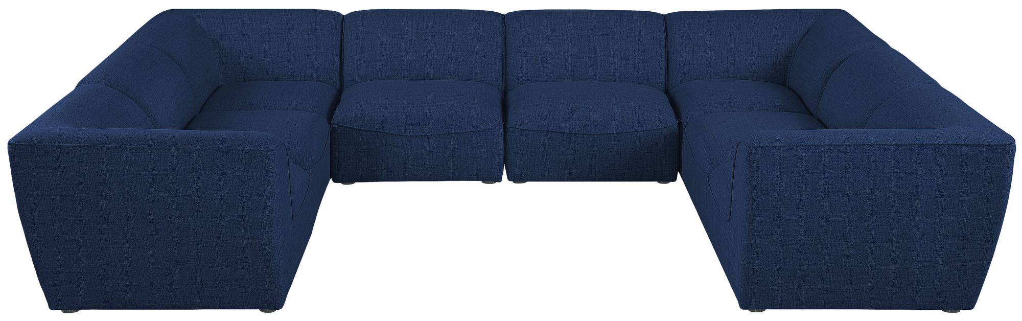 Miramar 142" 8-Piece Linen Modular Sectional